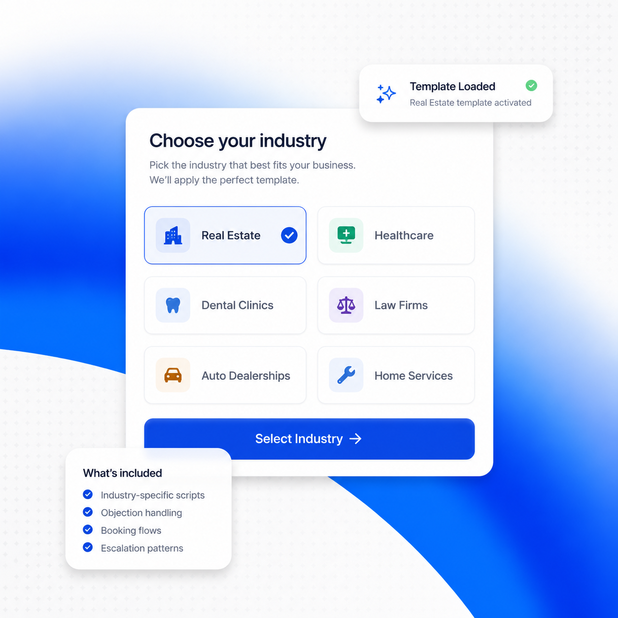 Pick your industry.